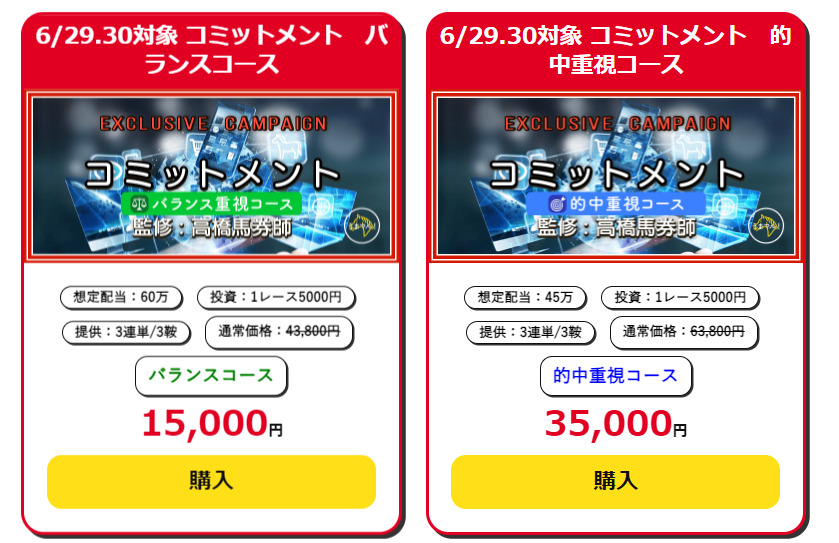 競馬予想サイト「うまマル」の料金